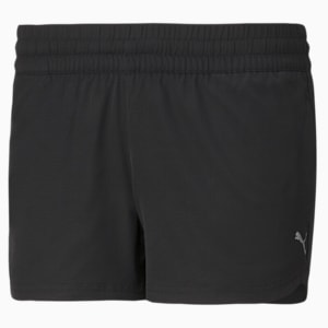 Performance Woven 3" Women's Training Shorts, Puma Black, extralarge-IND